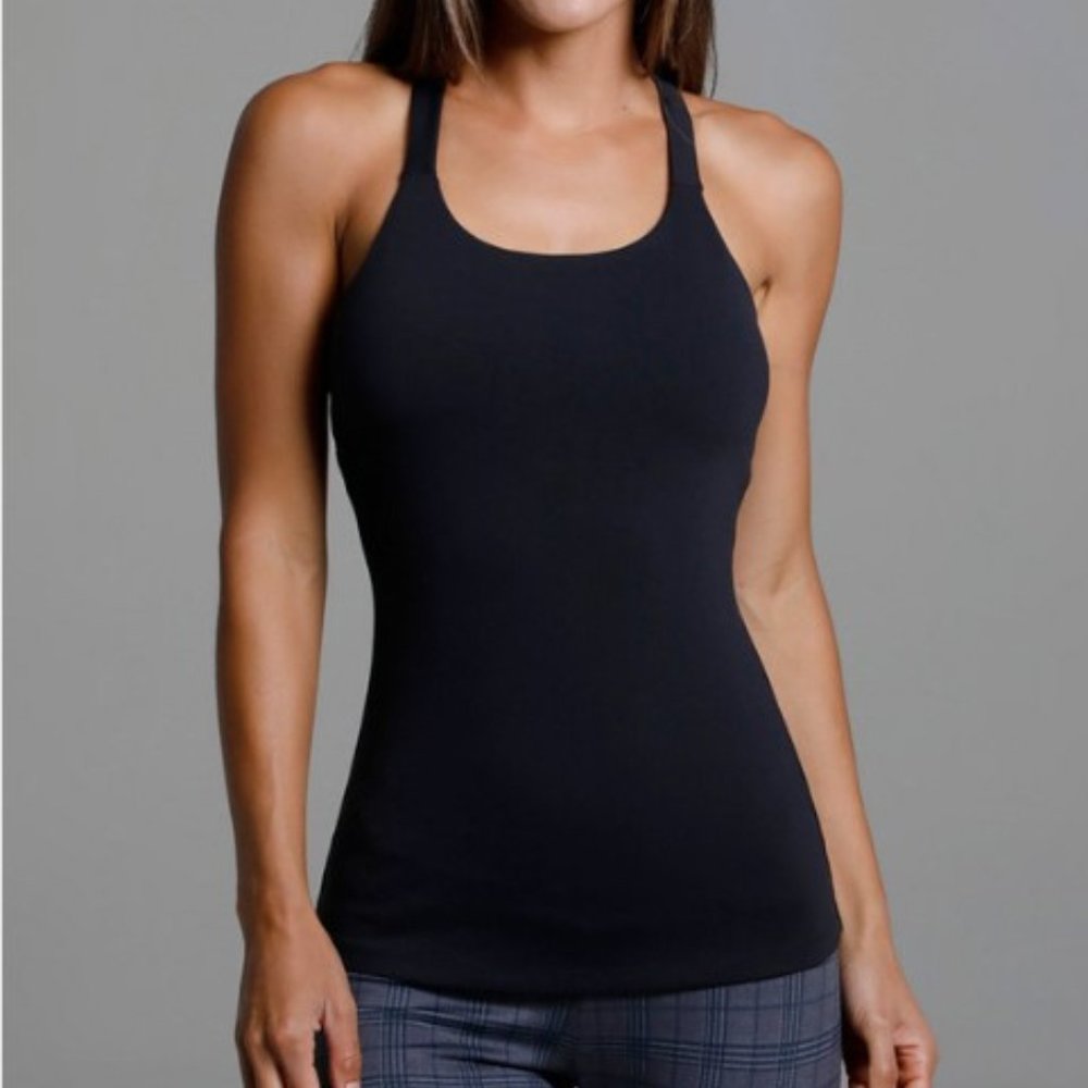 KIRA GRACE HORIZON YOGA TANK BLACK XL (US Size 16-18)